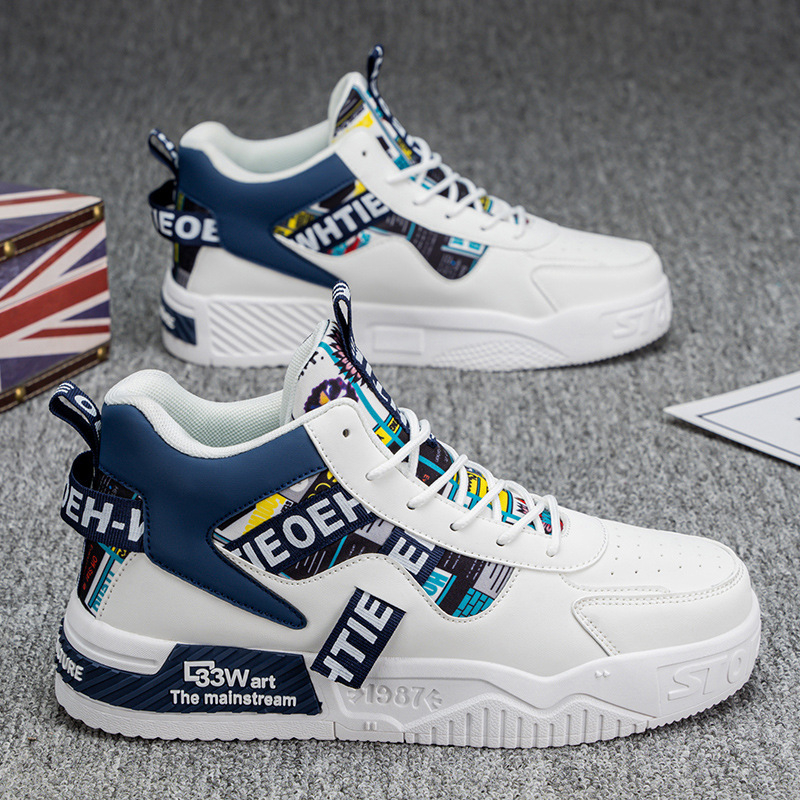 Aukštakulniai vyriški rudens ir žiemos vyriški batai, nišinio dizaino tendencija, „Joker“ jaunimo sportiniai batai, „Xu Heng 6 seasons“.