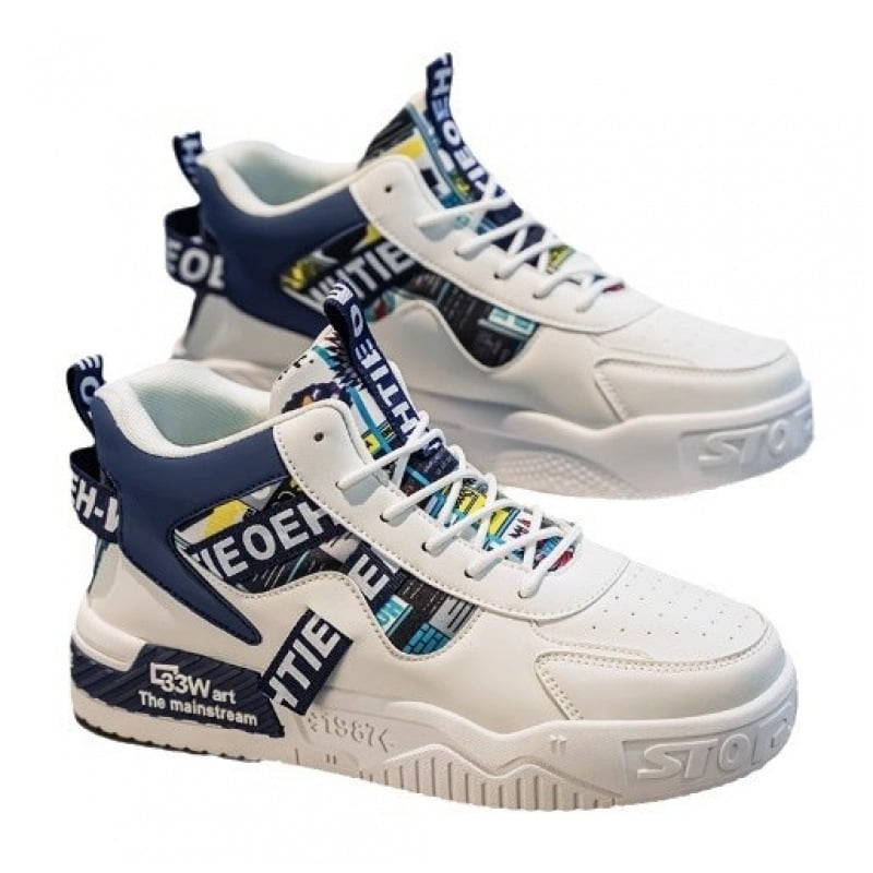 Aukštakulniai vyriški rudens ir žiemos vyriški batai, nišinio dizaino tendencija, „Joker“ jaunimo sportiniai batai, „Xu Heng 6 seasons“.