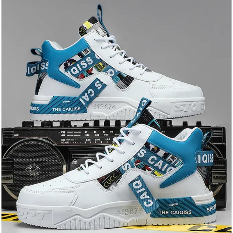 Aukštakulniai vyriški rudens ir žiemos vyriški batai, nišinio dizaino tendencija, „Joker“ jaunimo sportiniai batai, „Xu Heng 6 seasons“.