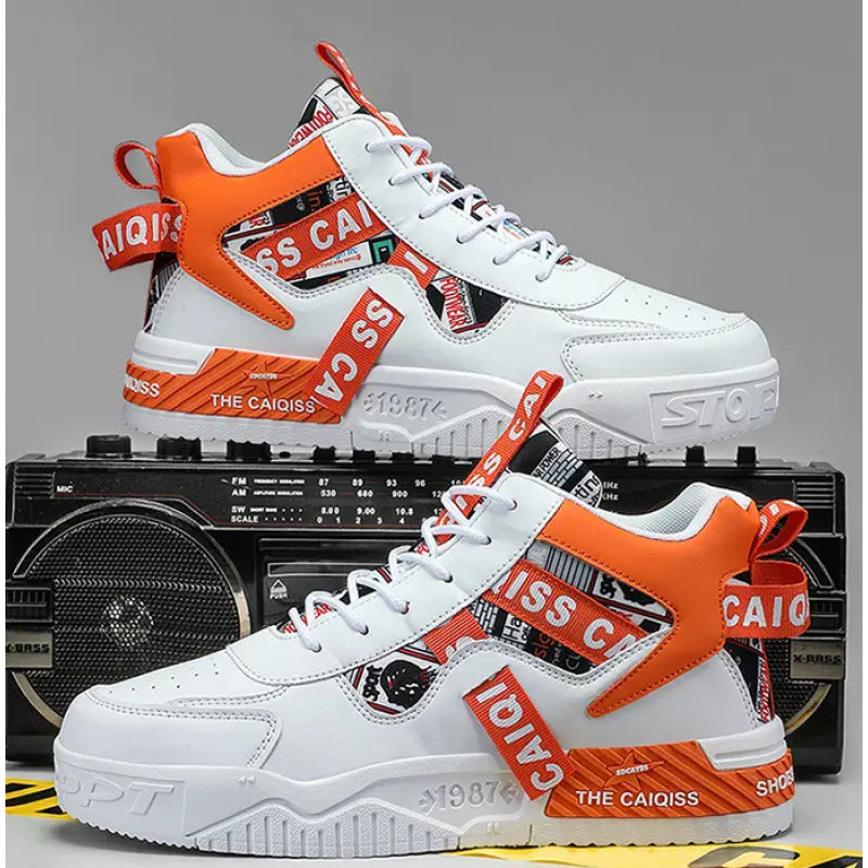 Aukštakulniai vyriški rudens ir žiemos vyriški batai, nišinio dizaino tendencija, „Joker“ jaunimo sportiniai batai, „Xu Heng 6 seasons“.