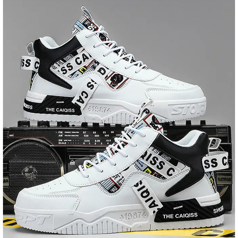 Aukštakulniai vyriški rudens ir žiemos vyriški batai, nišinio dizaino tendencija, „Joker“ jaunimo sportiniai batai, „Xu Heng 6 seasons“.