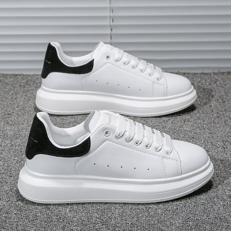 McQueen bijele cipele muške i ženske cipele 2024. nove proljetne i jesenske debeli potplat, povećane, lagane, prozračne, sportske i ležerne tenisice za sve vrste sportova