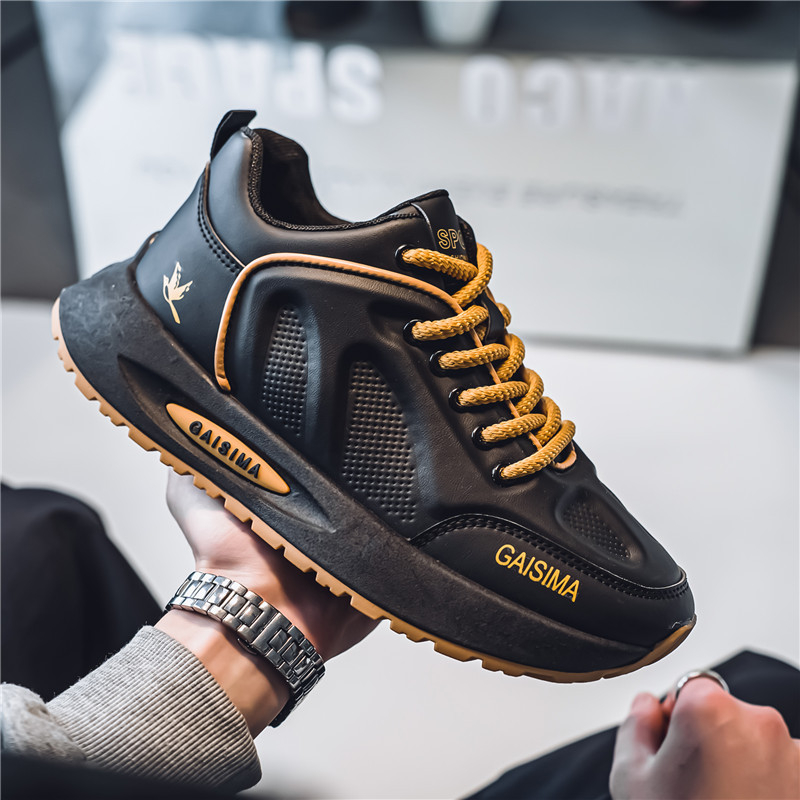 Meeste kingad piiriülesed pluss-suuruses vabaajajalatsid mood teismelised paksu tallaga tossud tudengid trendikad Torre kingad juuste põlvkond