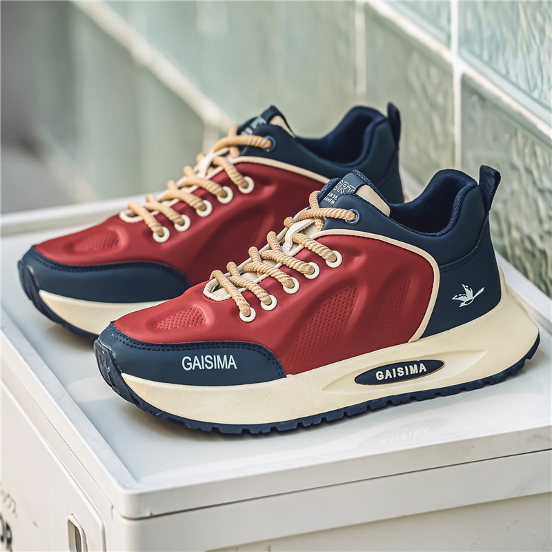 Meeste kingad piiriülesed pluss-suuruses vabaajajalatsid mood teismelised paksu tallaga tossud tudengid trendikad Torre kingad juuste põlvkond