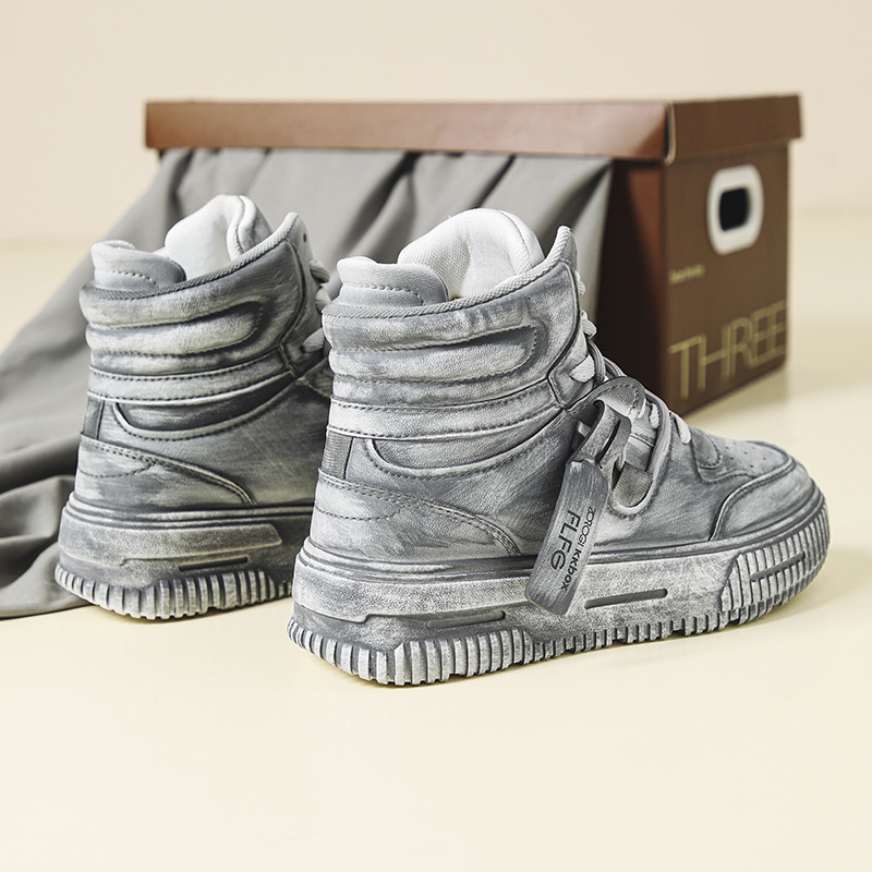 Pantofi de vară pentru bărbați, pantofi la modă, all-match, 2025, pantofi de vară noi pentru cupluri, stil Hong Kong, pantofi la modă vechi, pantofi pentru studenți