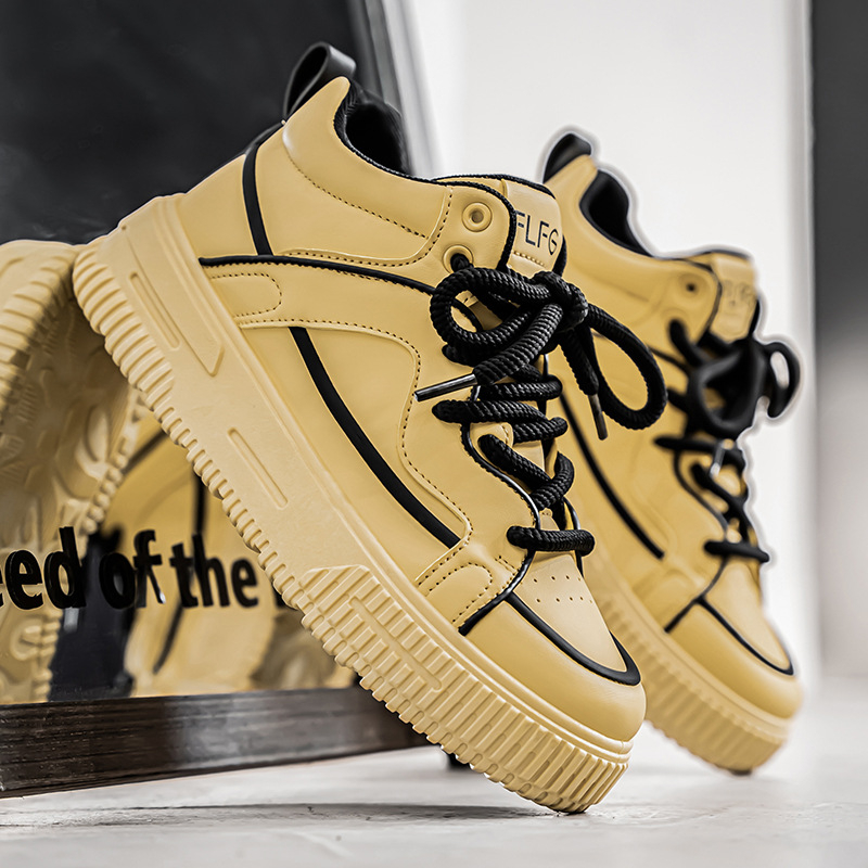 Pantofi de vară pentru bărbați, pantofi la modă, all-match, 2025, pantofi de vară noi pentru cupluri, stil Hong Kong, pantofi la modă vechi, pantofi pentru studenți