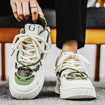 Pantofi sport pentru bărbați Putian, de primăvară și toamnă, cu talpă groasă, originali, all-match, casual, pentru tineret, Xu Heng, 5 sezoane