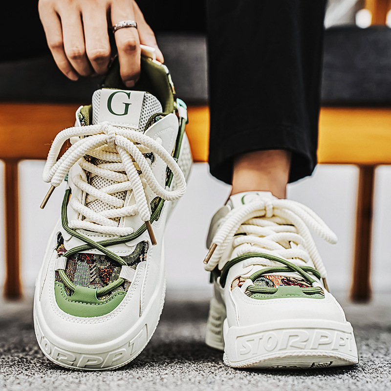 Pantofi sport pentru bărbați Putian, de primăvară și toamnă, cu talpă groasă, originali, all-match, casual, pentru tineret, Xu Heng, 5 sezoane