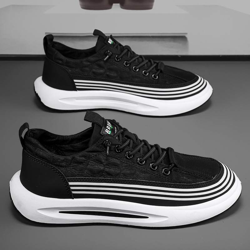 Pantofi sport respirabili acoperiți cu pânză de mătase glacială, vara anului 2024, pantofi sport confortabili pentru adolescenți, pantofi sport all-match pentru bărbați