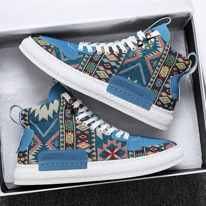 Audekla vīriešu apavi vasarai, elpojoši, augstpapēžu, universāli ikdienas apavi, nišas dizains, jauniešu sporta mīkstās zoles auduma apavi