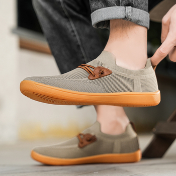 Pantofi de drumeție transfrontalieri cu cap lat, super plus mărimea 50, pantofi casual cu palmă largă, pantofi sport respirabili cu plasă, desculț, pantofi cu picior lat