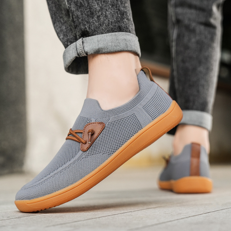 Pantofi de drumeție transfrontalieri cu cap lat, super plus mărimea 50, pantofi casual cu palmă largă, pantofi sport respirabili cu plasă, desculț, pantofi cu picior lat