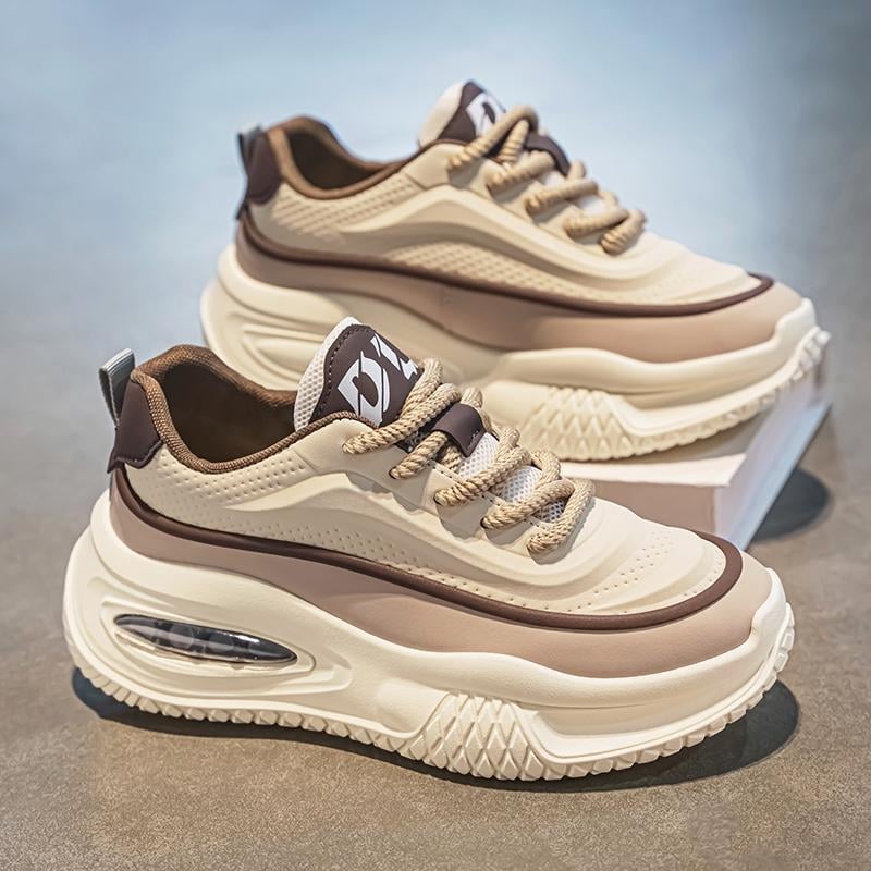 Ανδρικά Παπούτσια Plus Size Νέα Χειμερινά Χοντρά Σόλα Αυξημένη Casual Μεγάλο Κεφαλάρι Ευρύ Πέλμα Τρέξιμο Αθλητικά Παπούτσια Torre Tide Xu Heng Σεζόν 6