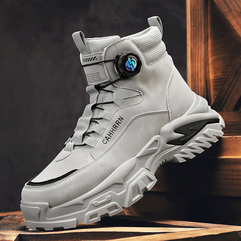Rudens ir žiemos vyriški Martino batai, retro stiliaus motociklų batai, antivelksominiai, kvėpuojantys, vandeniui atsparūs, lauko įrankiai, laisvalaikio batai su didele galvute