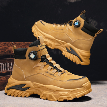 Rudens ir žiemos vyriški Martino batai, retro stiliaus motociklų batai, antivelksominiai, kvėpuojantys, vandeniui atsparūs, lauko įrankiai, laisvalaikio batai su didele galvute