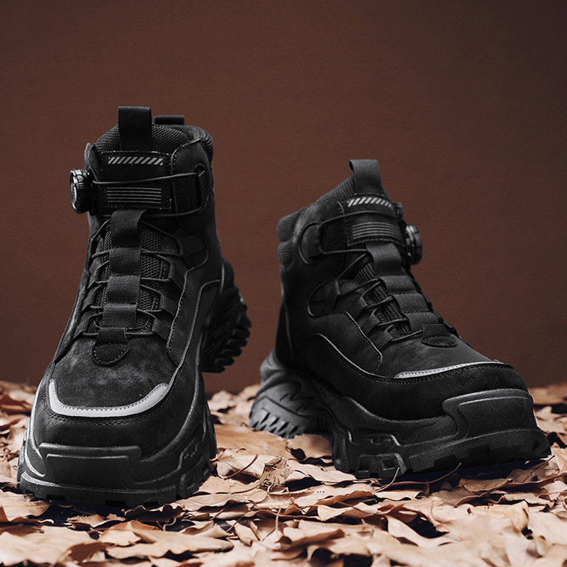 Rudens ir žiemos vyriški Martino batai, retro stiliaus motociklų batai, antivelksominiai, kvėpuojantys, vandeniui atsparūs, lauko įrankiai, laisvalaikio batai su didele galvute