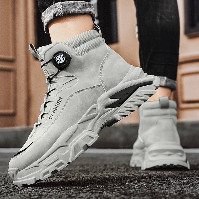 Rudens ir žiemos vyriški Martino batai, retro stiliaus motociklų batai, antivelksominiai, kvėpuojantys, vandeniui atsparūs, lauko įrankiai, laisvalaikio batai su didele galvute