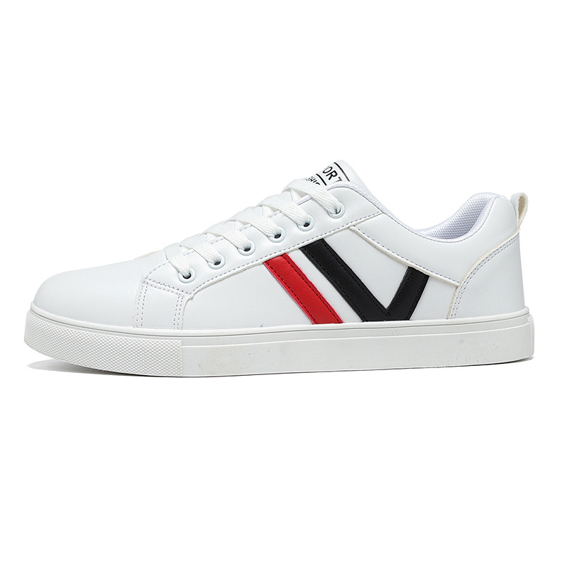 2024 Nové biele topánky Trendy športové ležérne topánky Pánske módne biele tenisky Pánske kórejské štýlové študentské pánske topánky