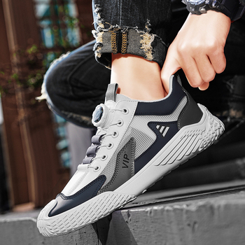 Καλοκαίρι και Φθινόπωρο 2025 Ζωντανή Μετάδοση Στυλ Niche Big Eye Hollow Casual Αθλητικά Παπούτσια Στυλ Χονγκ Κονγκ Αναπνεύσιμο Εργασιακό Ρούχα Ανδρικά Παπούτσια Χονδρική