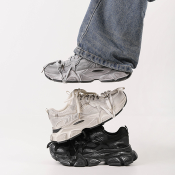 Vyriški batai storu padu Torre Shoes 2024 Laisvalaikio batai sportbačiai Vyriški bėgimo bateliai aukšti 3XL Old Show