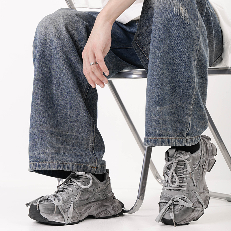 Vyriški batai storu padu Torre Shoes 2024 Laisvalaikio batai sportbačiai Vyriški bėgimo bateliai aukšti 3XL Old Show