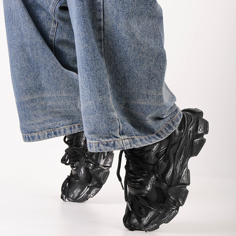 Vyriški batai storu padu Torre Shoes 2024 Laisvalaikio batai sportbačiai Vyriški bėgimo bateliai aukšti 3XL Old Show