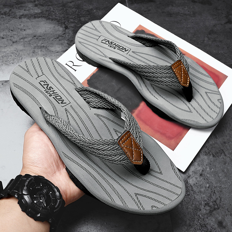 Sandale de plajă pentru bărbați, sandale antiderapante de vară la modă, sandale roșii pentru bărbați