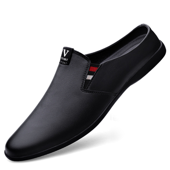 Pantofi de piele pentru bărbați, pantofi de afaceri din piele de vacă, mărime mare, cu toc liber, pantofi de sex masculin, pantofi de sex masculin