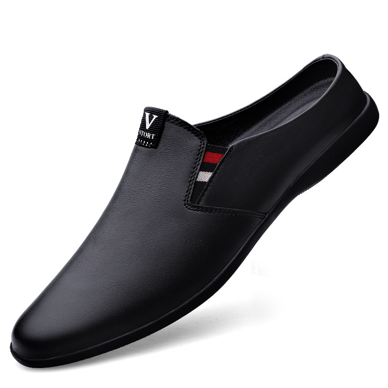 Pantofi de piele pentru bărbați, pantofi de afaceri din piele de vacă, mărime mare, cu toc liber, pantofi de sex masculin, pantofi de sex masculin