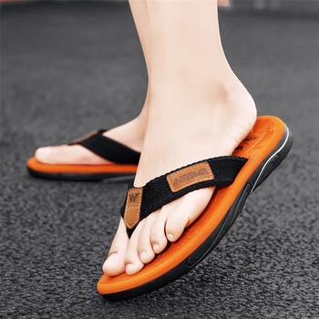 Pánske sandále Cool Road Straight Flip-Flops 2025, nové letné, mäkká podrážka, protišmyková plážová obuv, ležérne a pohodlné pánske papuče