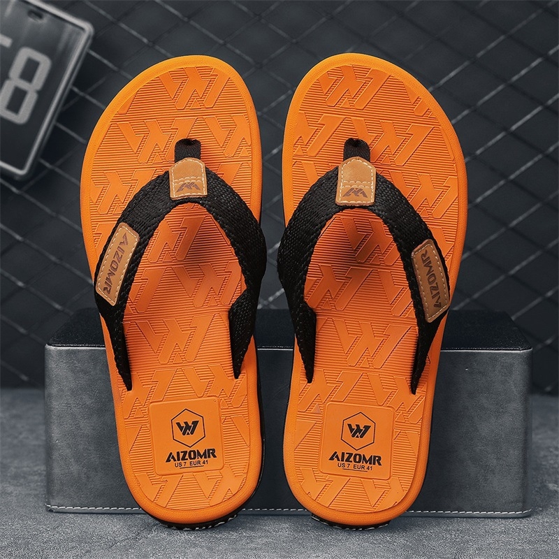 Pánske sandále Cool Road Straight Flip-Flops 2025, nové letné, mäkká podrážka, protišmyková plážová obuv, ležérne a pohodlné pánske papuče