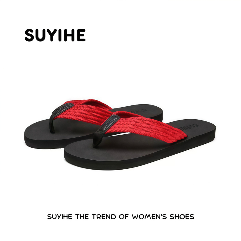 Férfi papucsok Csúszásgátló nyári papucsok Strandpapucsok Kopásálló Divatos Jellegzetes Puha talpú Férfi szabadtéri Hétköznapi Csatos lábfej Trendi