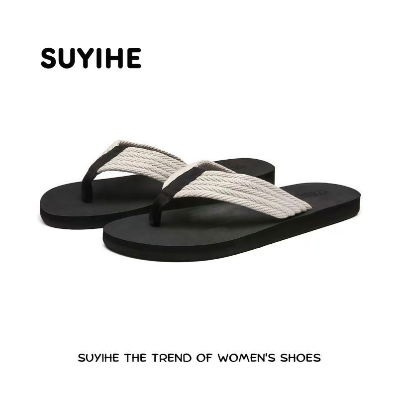 Férfi papucsok Csúszásgátló nyári papucsok Strandpapucsok Kopásálló Divatos Jellegzetes Puha talpú Férfi szabadtéri Hétköznapi Csatos lábfej Trendi