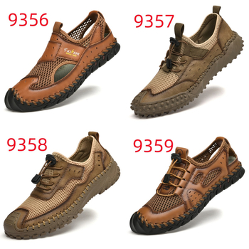 Pantofi de vară noi din plasă, mărimi mari, transfrontaliere, 38-48, pantofi bărbătești, cumpărați direct din fabrică, pantofi lucrați manual de AliExpress