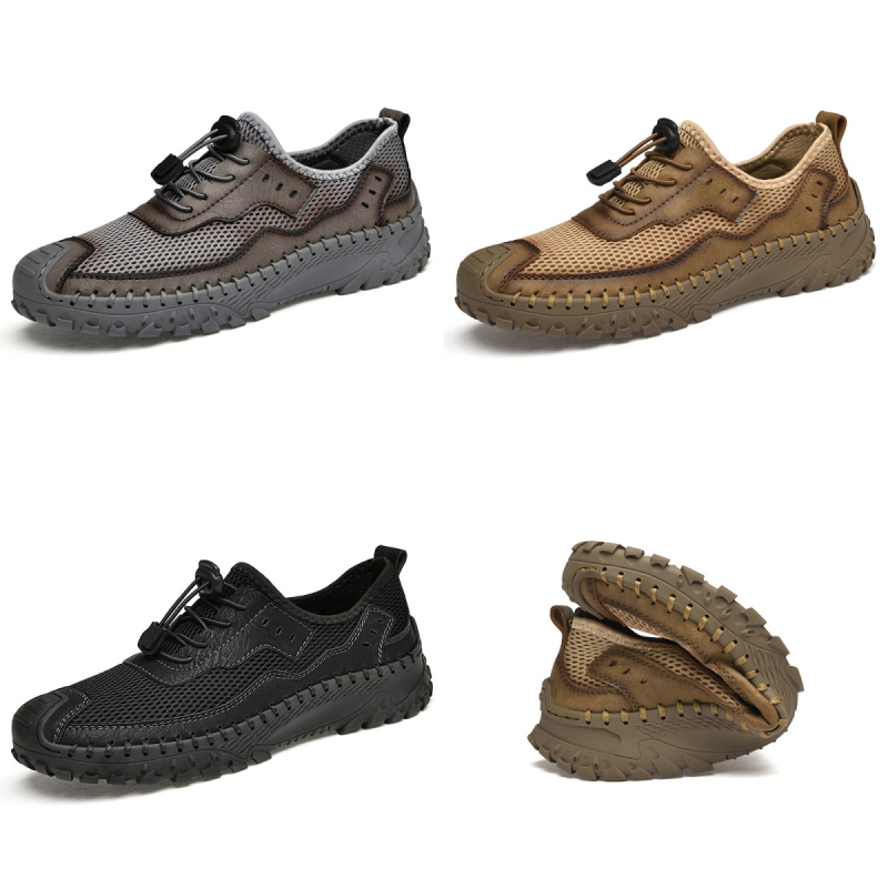 Pantofi de vară noi din plasă, mărimi mari, transfrontaliere, 38-48, pantofi bărbătești, cumpărați direct din fabrică, pantofi lucrați manual de AliExpress