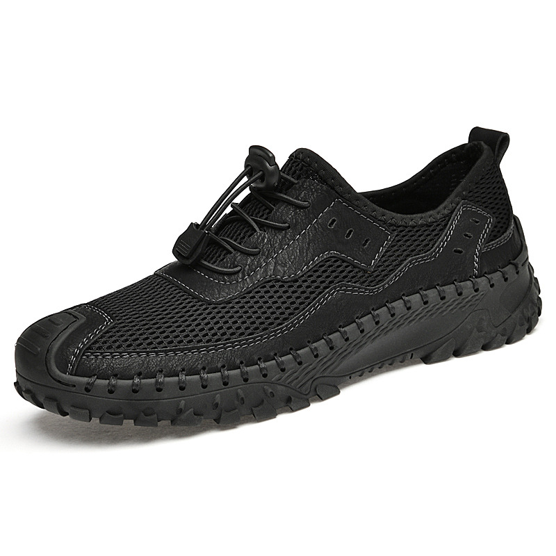 Pantofi de vară noi din plasă, mărimi mari, transfrontaliere, 38-48, pantofi bărbătești, cumpărați direct din fabrică, pantofi lucrați manual de AliExpress