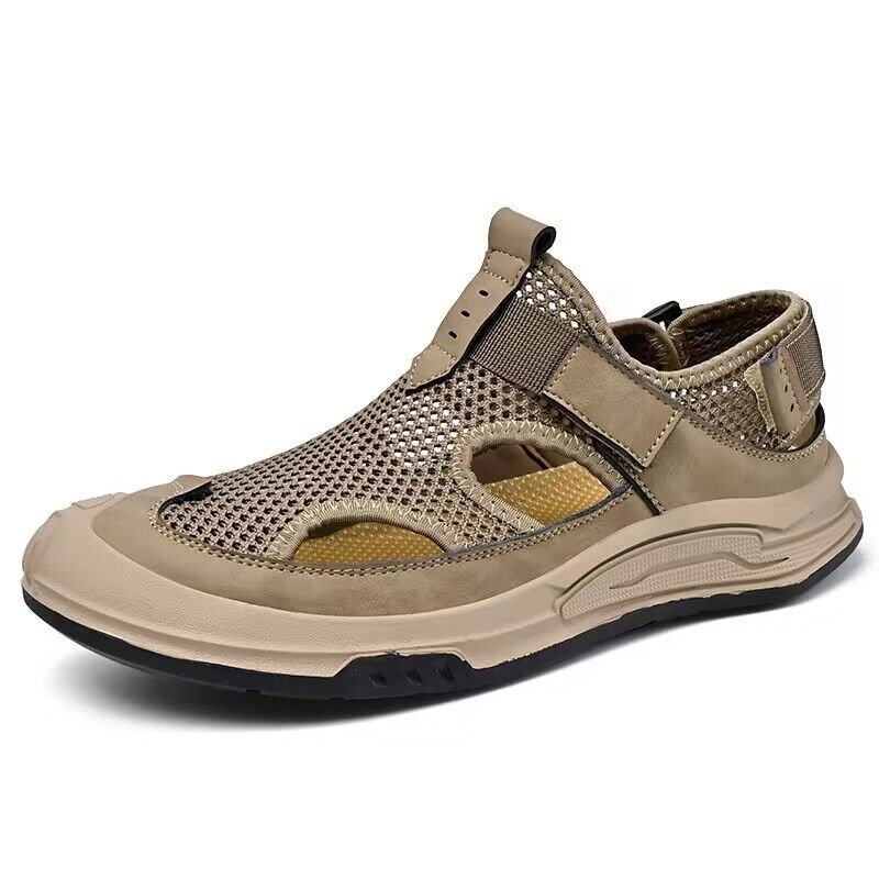 Comerț exterior export Italia mare original unic retragere dulap de înaltă calitate sandale sport din plasă pentru bărbați pantofi de vară respirabili cu goluri goale