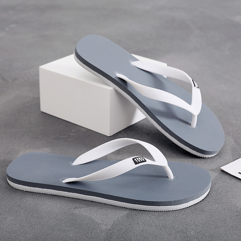 [Guma] Pánske letné žabky, protišmykové dezodoračné papuče, odolné proti oderu, plážové topánky s mäkkou podrážkou, papuče na nohy