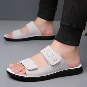 Νέες ανδρικές παντόφλες 2024, απλές, μοντέρνες και ευέλικτες, μεγάλο μέγεθος 48 για νέους άνδρες, διασυνοριακό ηλεκτρονικό εμπόριο