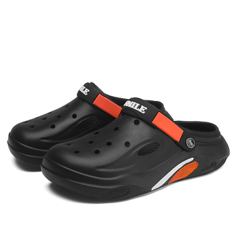 Σανδάλια και παντόφλες εξωτερικού εμπορίου, ανδρικά παπούτσια με αναπνεύσιμο τρύπα, ανδρικά casual σανδάλια θαλάσσης, παντόφλες EVA για το σπίτι