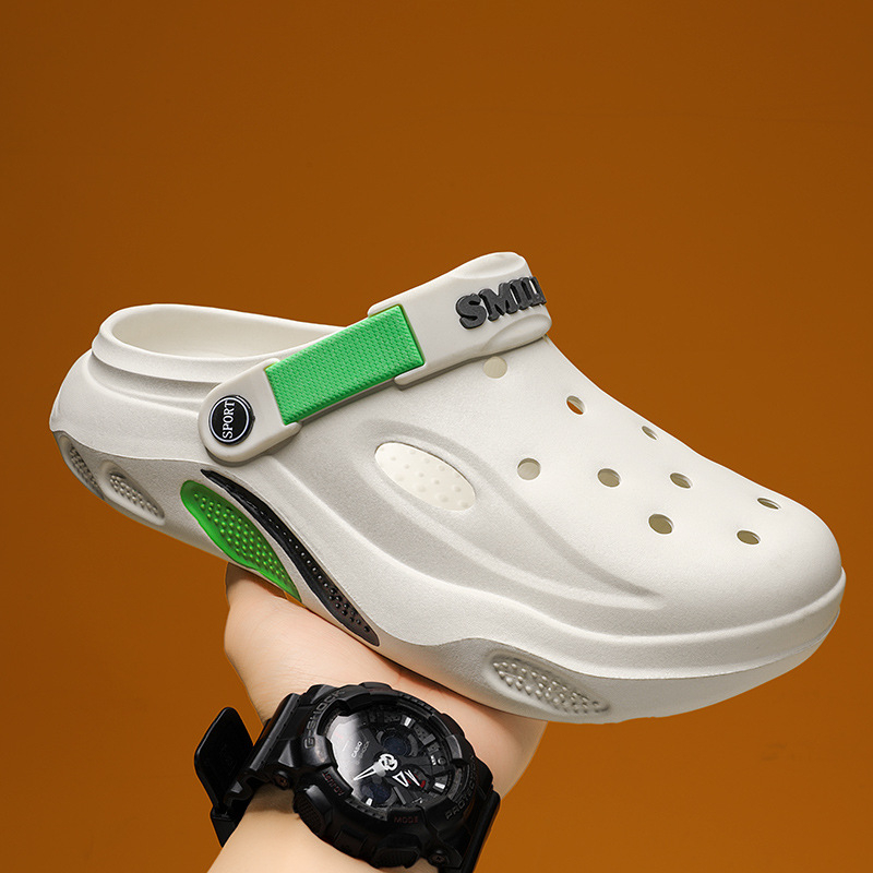 Zahraničný obchod sandále a papuče pánske topánky priedušné topánky s otvorom pánske ležérne plážové sandále EVA domáce nosenie papuče