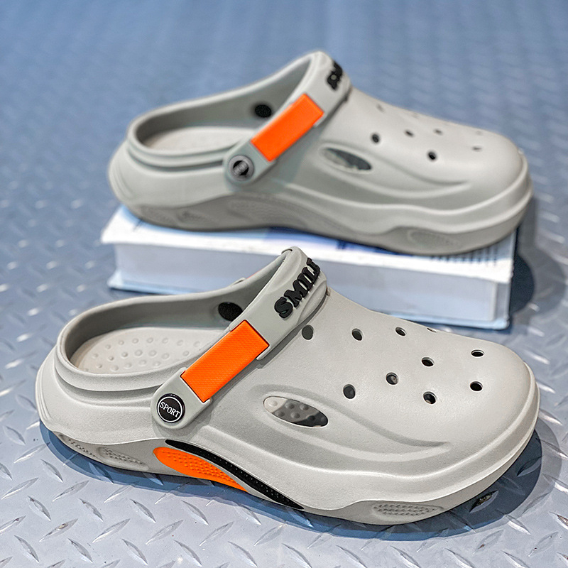 Zahraničný obchod sandále a papuče pánske topánky priedušné topánky s otvorom pánske ležérne plážové sandále EVA domáce nosenie papuče