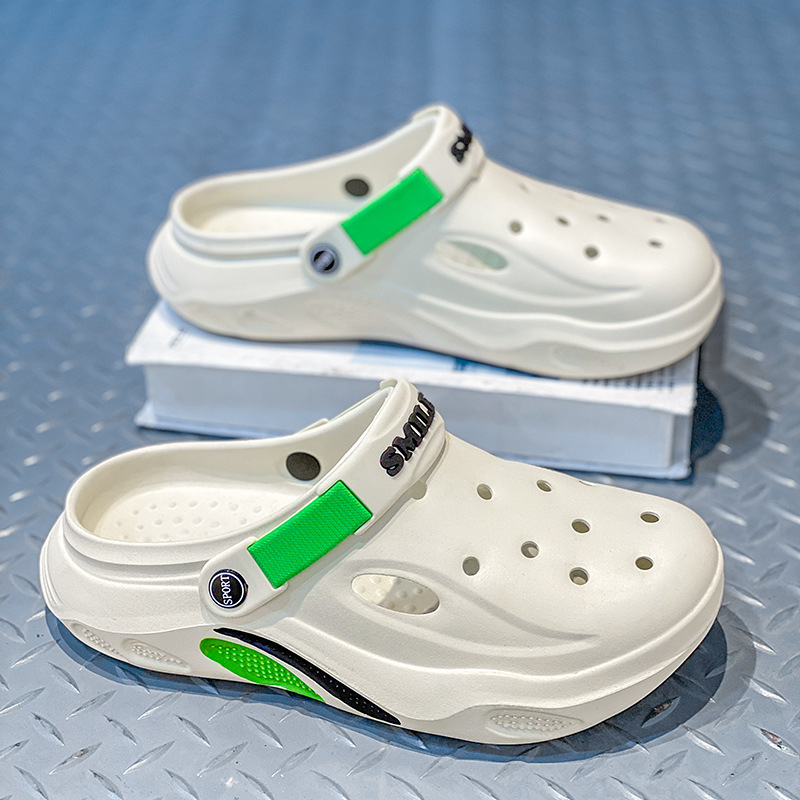 Zahraničný obchod sandále a papuče pánske topánky priedušné topánky s otvorom pánske ležérne plážové sandále EVA domáce nosenie papuče