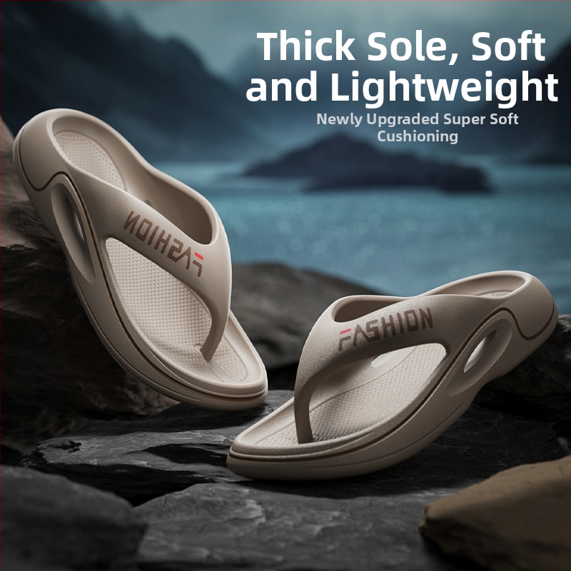 Pánske žabky Eva, hrubá podrážka, odolné voči opotrebovaniu, plážové sandále, protišmykové, pánske papuče s mäkkou podrážkou, protisklzové a odolné voči opotrebovaniu