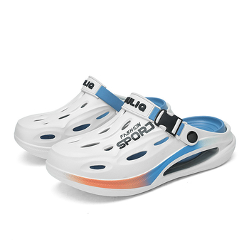 Мъжки обувки Croc, голям размер, за шофиране през граница, неплъзгащи се, дишащи, водоустойчиви обувки, летни чехли с въздушна възглавница, ежедневни и универсални