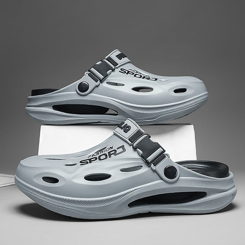 Pantofi Croc pentru bărbați, mărime mare, pantofi de condus transfrontalieri, pantofi antiderapanți, respirabili, rezistenți la apă, papuci de vară cu pernă de aer, casual și versatili
