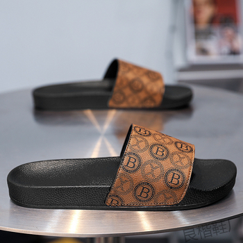 Jinjiang Factory 2025 Papuci de vară și toamnă europeni și americani pentru cupluri, sandale pentru exterior, pentru bărbați și femei, acasă, stil K