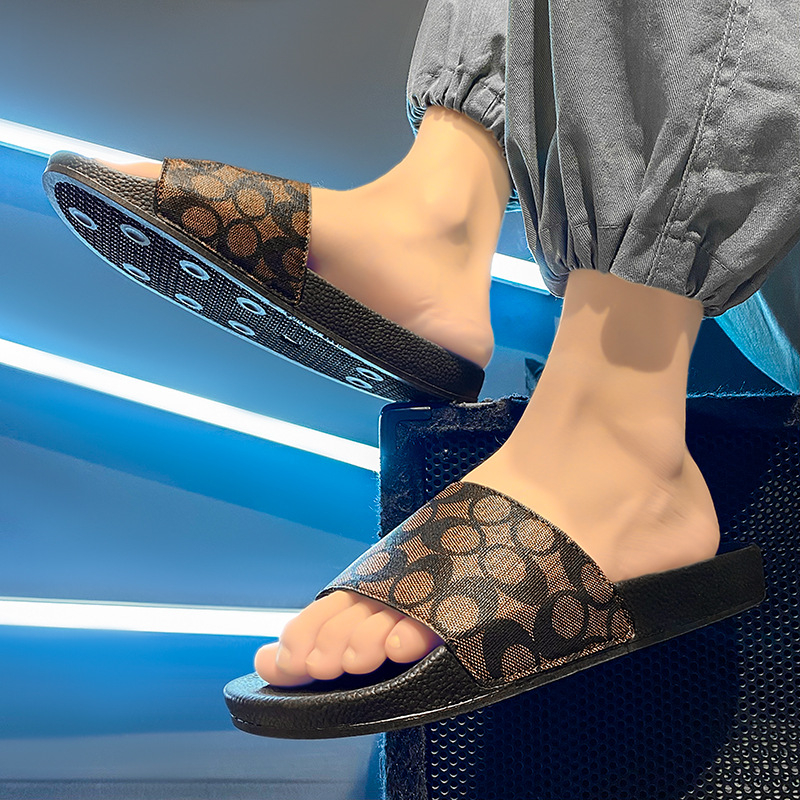 Jinjiang Factory 2025 Papuci de vară și toamnă europeni și americani pentru cupluri, sandale pentru exterior, pentru bărbați și femei, acasă, stil K