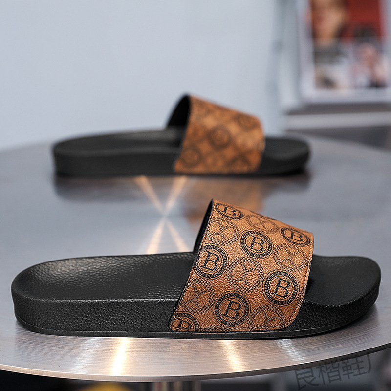 Jinjiang Factory 2025 Papuci de vară și toamnă europeni și americani pentru cupluri, sandale pentru exterior, pentru bărbați și femei, acasă, stil K