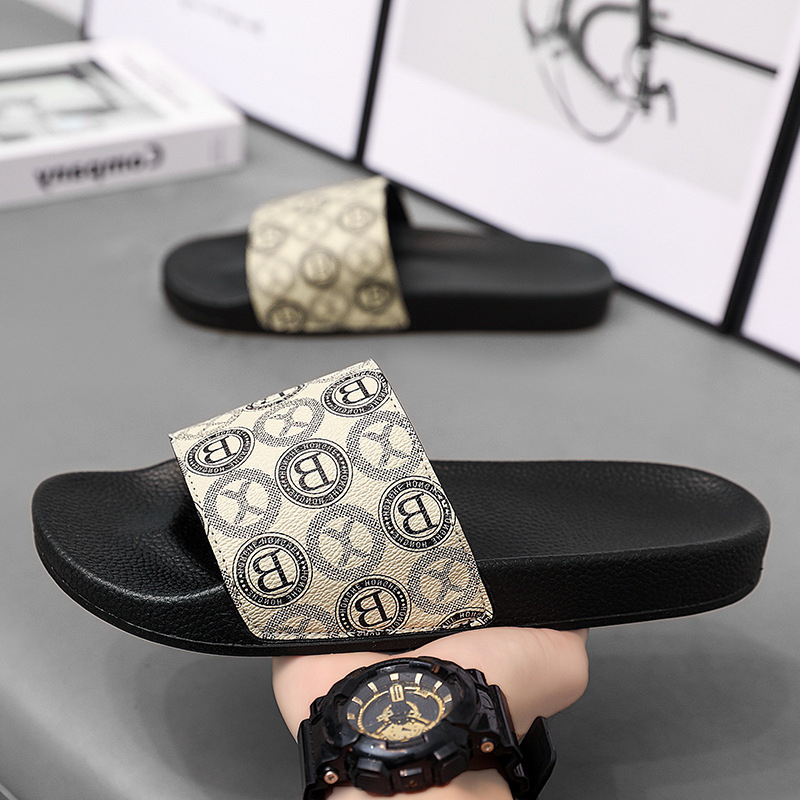 Jinjiang Factory 2025 Papuci de vară și toamnă europeni și americani pentru cupluri, sandale pentru exterior, pentru bărbați și femei, acasă, stil K